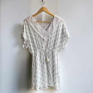 Loft Beach Crochet Swim Cover Up (XS)
